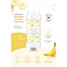 Banana C Vitaminli Aromatik Duş Filtresi - Saç Dökülme Karşıtı, Cilt Besleyici Klor ve Kireç Arıtıcı Duş Filtresi (150GR)
