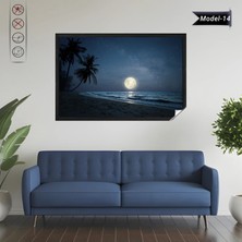 Akıllı Kağıt Statik Tutunma Özellikli Tablo - Poster Manzara (Model-14)