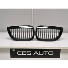 Ces Auto Bmw 1 Serisi E87 Uyumlu Pianoblack Panjur Böbrek Takımı Sıfır