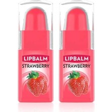 Mini Lipbalm Strawberry - Ruj 2li Paket
