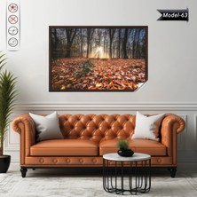 Akıllı Kağıt Statik Tutunma Özellikli Tablo - Poster Manzara (Model-63)