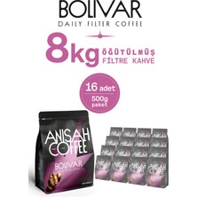 Anisah Coffee Bolivar Daily Öğütülmüş Filtre Kahve | 16X500GR