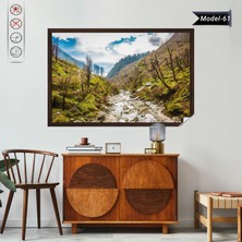 Akıllı Kağıt Statik Tutunma Özellikli Tablo - Poster Manzara (Model-61)