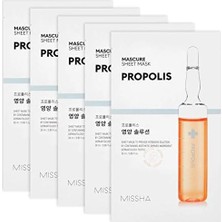 Propolis Içerikli Besleyici Yaprak Maske Mascure Nutrition Solution Sheet Mask (Propolis)