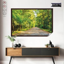Akıllı Kağıt Statik Tutunma Özellikli Tablo - Poster Manzara (Model-75)