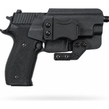 Taktikal Aksesuar Sig Sauer P226 Uyumlu Kydex Ter Guardlı Iç Taşıma Kılıfı Versiyon2 Siyah
