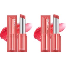 Dudaklara Yoğun Bakım Yapan Renkli Dudak Balmı Dare Tint Lip Balm (Dewy Bery) (2 Paketi)