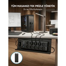 Hobilinka USB ve Type-C Şarj Özellikli 10'lu Çoklu Priz