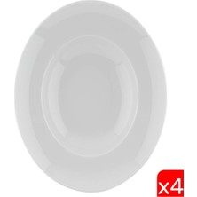 Kütahya Porselen Bone Risus Makarna Tabağı Krem 27,5cm BNRS27SPT00 4 Lü