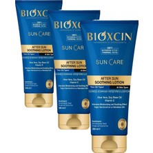 Sun Care Güneş Sonrası Krem Yatıştırıcı Nemlendirici Koruyucu, Aloe Soya Yağı, Vitamin E, 200 ml (3 Paketi)