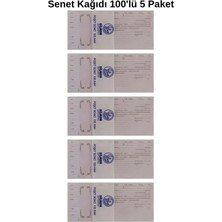 Dağtaş Kırtasiye Dilman Senet Bono 100'LÜ 5 Paket