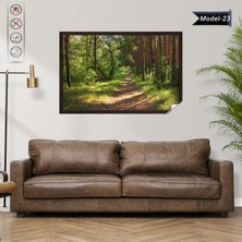 Akıllı Kağıt Statik Tutunma Özellikli Tablo - Poster Manzara (Model-23)