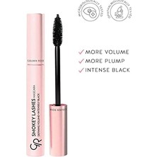 Smokey Lashes Mascara - Dumanlı Göz Makyajı Için Belirginleştirici ve Dolgunlaştırıcı Siyah Maskara