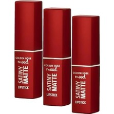 Satiny Lipstick No:05 Burnt Blush - Mat Ruj (3 Paketi)