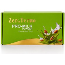 Zerotermo Pro-Milk Antep Fıstık Aromalı Karışık Bitki Tozu Takviye Edici Gıda 30 Şase