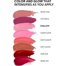 Allık Ruj Göz Farı Glow Tint Baby Pink, Nemlendirici Makyaj, 508 Pastel Pembe, Hyaluronik Asit Peptit (3 Paketi)