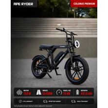 Ape Ryder Colobus Şehir Bisikleti 20 inç Jant 6 Vites Katlanamaz Hafif Tasarım - 750W