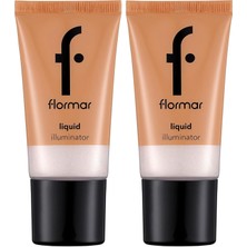 Illuminator Doğal Görünüm Veren Kremsi Hafif Dokulu Likit Aydınlatıcı No. 001 - Star Glow - 8690604534746 (2 Paketi)