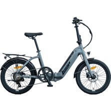 Kron Loop Urban 20 Jant 7 Vites H.disk Elektrikli Katlanır Bisiklet Nardo Gri Siyah Sarı