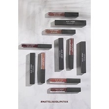 Uzun Süre Kalıcı Kadifemsi Kuruma Yapmayan Mat Likit Ruj - Lipstick 511 Ashy Rose