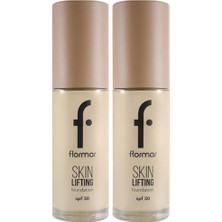 Skin Lifting Sıkılaştırıcı Bakım Yapan Kremsi Dokulu Spf 30 Fondöten 020 Pure Beıge (2 Paketi)