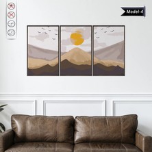Akıllı Kağıt Statik Tutunma Özellikli Tablo - Poster Manzara (Model-4)