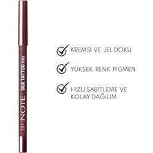 Cosmetics Silk  Liner Suya Dayanıklı Ipeksi Jel Göz Kalemi - 04 Deep Wine (2 Paketi)