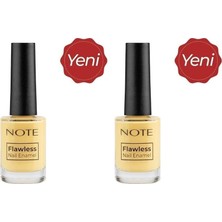 Nail Flawless Oje 108 Yellow, Sarı (2 Paketi)