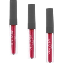 Uzun Süre Kalıcı Yapışkan His Bırakmayan Nemlendirici Dudak Parlatıcısı-Lipgloss 12 Strawberry (3 Paketi)