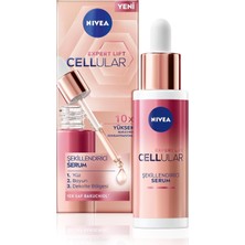 Cellular Expert Lift Kolajen Tetikleyici Kırışıklık Karşıtı Cilt Serumu 30 ml + Kırışıklık Karşıtı ve Nemlendirici Gece Kremi 50 ml + Cilt Dolgunlaştırıcı Yüz Maskesi 28 gr