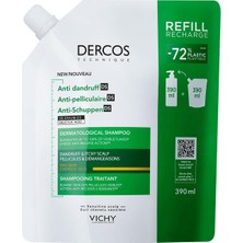 Vıchy Dercos Anti Dandruff Kuru Saçlar Için Kepek Karşıtı Bakım Şampuanı Yeniden Dolum Paketi 390 ml