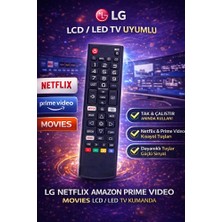 Polybotum Lg Netflix Amazon Prime Video Tuşlu Tv Kumandası – LCD LED Smart Tv Uyumlu