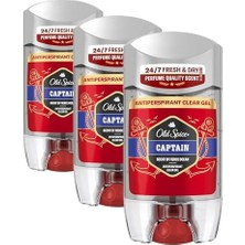 Old Spice Terlemeyi Önleyici Şeffaf Jel Deodorant 70 ml (3 Paketi)
