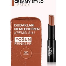 Creamy Stylo Yüksek Pigmentli & Yarı Parlak Bitişli Kremsi Ruj