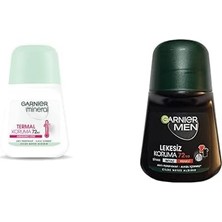 Mineral Termal Koruma Roll-On Deodorant + Men Lekesiz Koruma Roll-On Deodorant