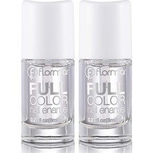 Yoğun Pigmentli Parlak Oje Şeffaf Full Nail Enamel FC36 Crystal Glam (2 Paketi)