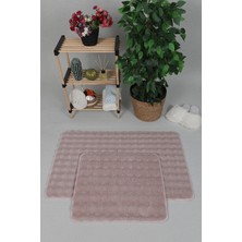 Empressco Modern Yıkanabilir Kaymaz Peluş Banyo Paspası, Şık ve Kullanışlı Halı