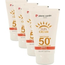 Koruyucu Güneş Kremi 50+ Spf Çok Yüksek Koruma - 150 ml (4 Paketi)