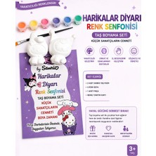 Kuromi Karakter Taş Boyama 3D Eğitici Boyama Set 2 Adet