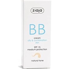 Ziaja Bb Krem Yağlı ve Karma Cilt Doğal Ton Spf 15 50 ml