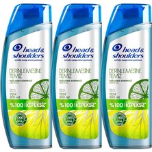 & Shoulders Derinlemesine Temizlik Şampuan Yağlanma Kontrolü Limon 300 ml 3lü Paket