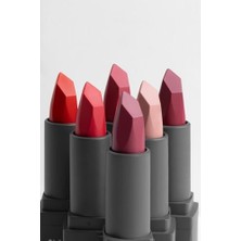 Uzun Süre Kalıcı Yoğun Renk Veren Nemlendirici Parlak Ruj - Glossy Lipstick 304 Nude Apricot (3 Paketi)