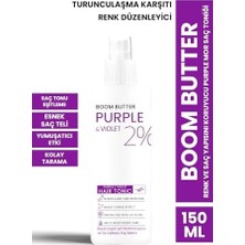 Boom Butter Renk ve Saç Yapısını Koruyucu Purple Mor Saç Toniği 150ML