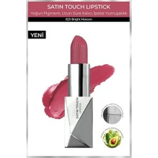 Alix Avien Uzun Süre Kalıcı Nemlendirici Pürüzsüz Etkili Yarı Mat Ruj Satin Lipstick 820 Bright Maroon