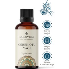 Monoville Çörek Otu Yağı 30 ml Soğuk Sıkım Saf ve Doğal (Black Cumin Seed Oil )