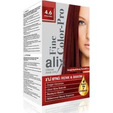Alix Kit Saç Boyası 50 ml 4.6 Ateş Kızılı