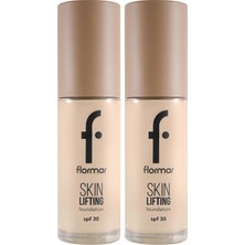 Skin Lifting Sıkılaştırıcı Bakım Yapan Kremsi Dokulu Spf 30 Fondöten 030 Soft Ivory (2 Paketi)