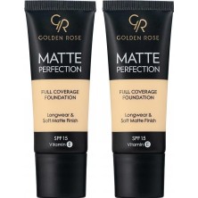 Perfection Foundation - Warm 01 - Yoğun Kapatıcı Mat Fondöten (2 Paketi)