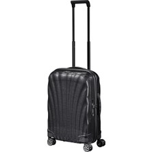 Samsonite C-Lite Spinner Siyah - 4 Tekerlekli Körüklü Kabin Boy Valiz 55cm