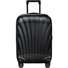Samsonite C-Lite Spinner Siyah - 4 Tekerlekli Körüklü Kabin Boy Valiz 55cm